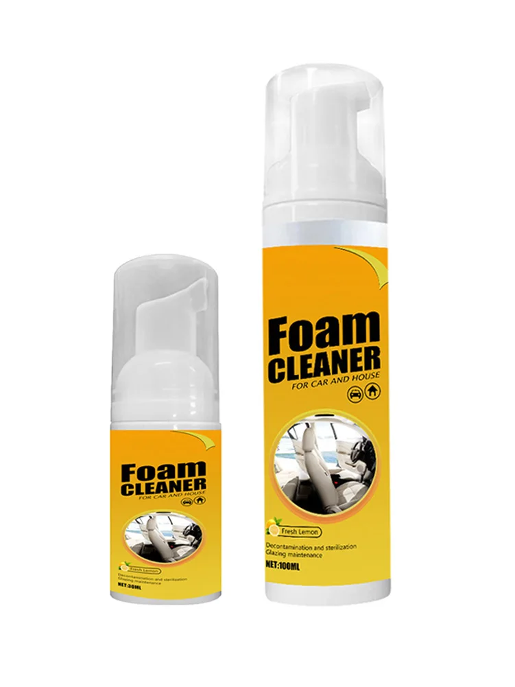 Multi-Purpose Foam Cleaner Rust Remover cleaning Multi-Functional Car House Seat Interior Auto Accessories New 150/100/30ML
Multi-Purpose Foam Cleaner Rust Remover cleaning Multi-Functional Car House Seat Interior Auto Accessories New 150/100/30ML