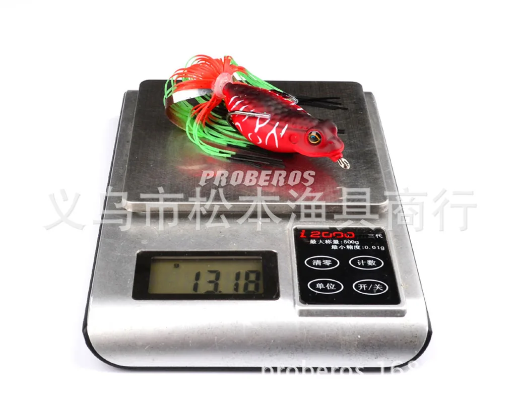 6.35cm/13.81g Floating Lures Bait Thunder Frog Bait Weever Bait Fake Fishing Lures Fishing Gear Fishing Accessories Direct Sales
6.35cm/13.81g Floating Lures Bait Thunder Frog Bait Weever Bait Fake Fishing Lures Fishing Gear Fishing Accessories Direct Sales