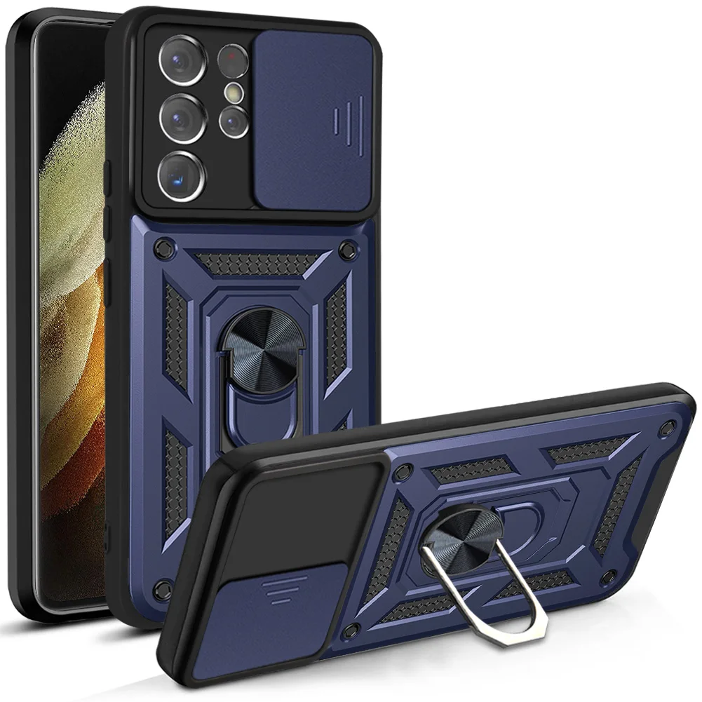 Armor Push window Phone Case For Samsung S20 FE S21 Plus Note 20 S22 Ultra A51 A03S M61 Protection Magnetic Ring Kickstand Cover
Armor Push window Phone Case For Samsung S20 FE S21 Plus Note 20 S22 Ultra A51 A03S M61 Protection Magnetic Ring Kickstand Cover