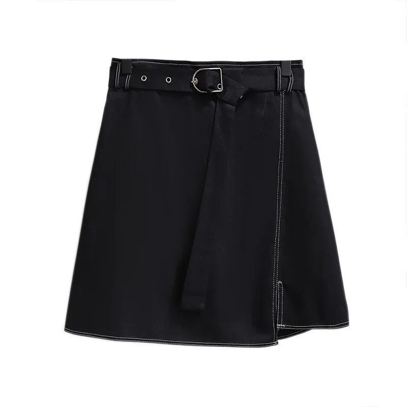 2021 spring autumn plus size mini skirt for women large casual loose elastic waist short skirts belt blue 3XL 4XL 5XL 6XL 7XL 
2021 spring autumn plus size mini skirt for women large casual loose elastic waist short skirts belt blue 3XL 4XL 5XL 6XL 7XL