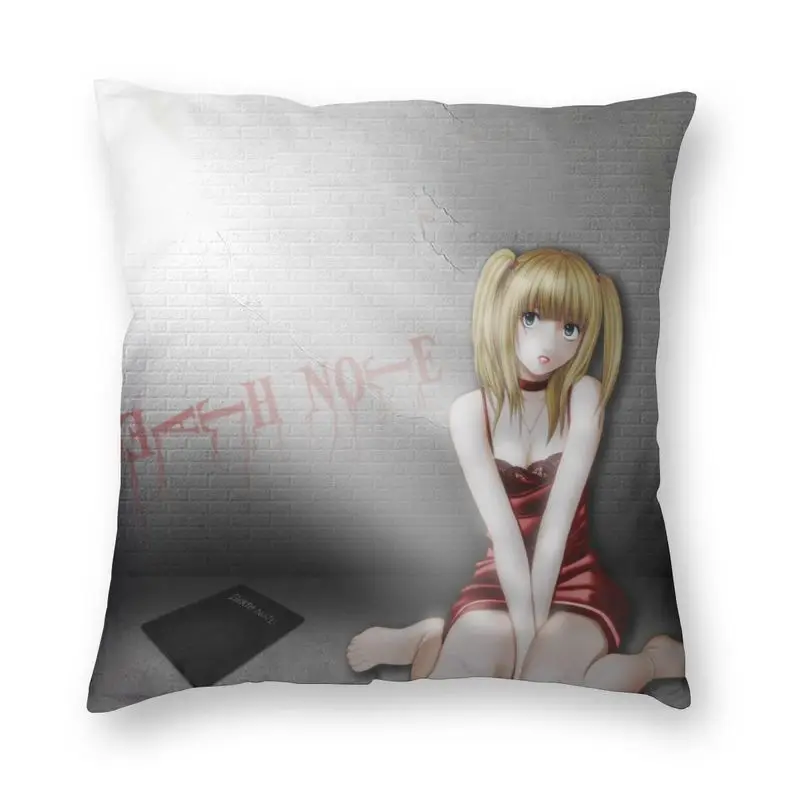 Nordic Style Death Note Misa Throw Pillow Case Home Decorative Anime Manga Cushion Cover 40x40cm Pillowcover for Living Room 
Nordic Style Death Note Misa Throw Pillow Case Home Decorative Anime Manga Cushion Cover 40x40cm Pillowcover for Living Room