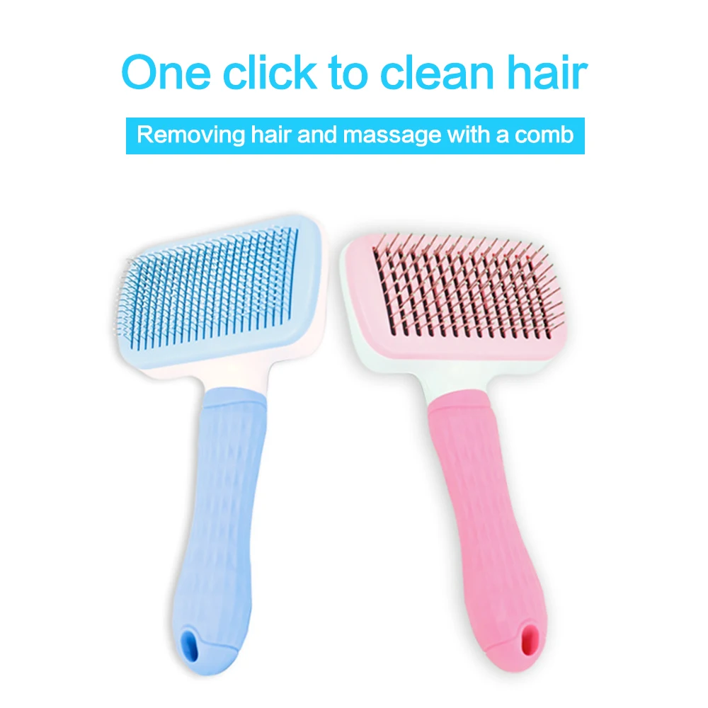 1Pcs Self Cleaning Brush For Dog And Cat Removes Undercoat Tangled Hair Massages Particle Pet Comb Improves Circulation Pet Tool
1Pcs Self Cleaning Brush For Dog And Cat Removes Undercoat Tangled Hair Massages Particle Pet Comb Improves Circulation Pet Tool