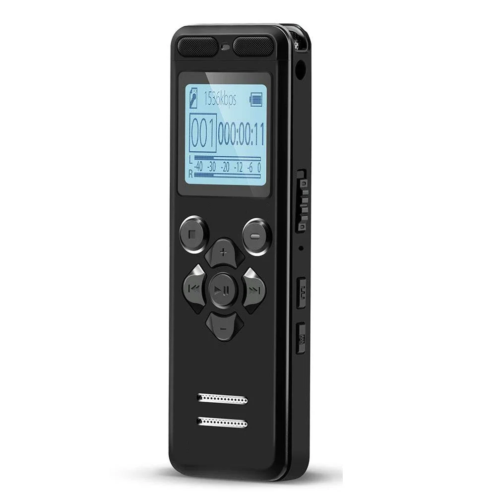 V36 HD professional noise reduction one button recording metal 1536Kbps digital recorder Long time Recording MP3 Player
V36 HD professional noise reduction one button recording metal 1536Kbps digital recorder Long time Recording MP3 Player