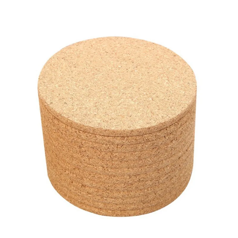 

500pcs Classic Round Plain Cork Coasters Drink Wine Mats Cork Mats Drink Wine Mat Ideas for Wedding Party Gift WB3306