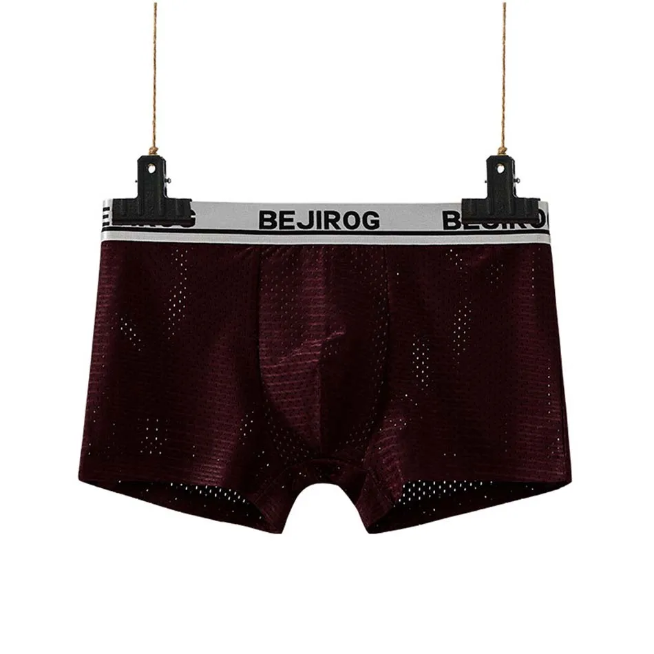 4 Pcs/Lot Men's Underwear Summer Refreshing Mesh Hollow Boxer Ice Silk New Style Hot Sale Of Youth Sports Shorts
4 Pcs/Lot Men's Underwear Summer Refreshing Mesh Hollow Boxer Ice Silk New Style Hot Sale Of Youth Sports Shorts