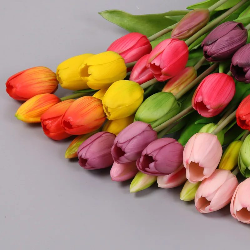 5pcs Artificial Tulip Flowers Single Long Stem Bouquet 40cm Wedding Fake Flower Home Decor Real Touch Flower Simulation Plant
5pcs Artificial Tulip Flowers Single Long Stem Bouquet 40cm Wedding Fake Flower Home Decor Real Touch Flower Simulation Plant