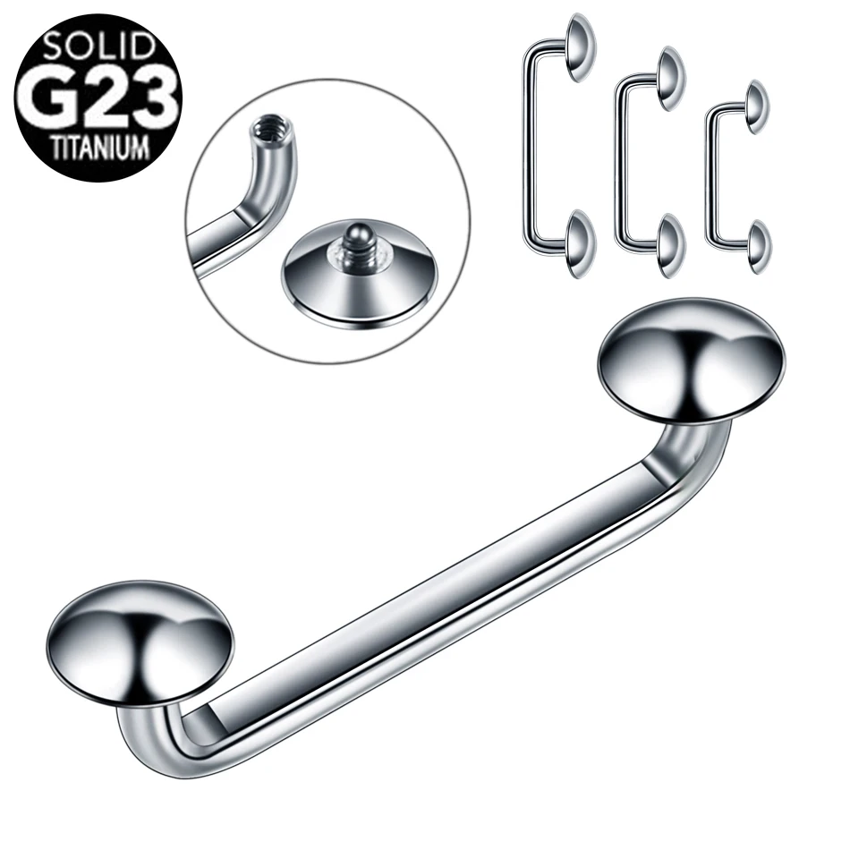 14G 1Pc G23 Titanium Microdermal Piercing Internally Thread Microbarbell Dermal Punch Surface Dermal Piercings Sexy Body Jewelry
14G 1Pc G23 Titanium Microdermal Piercing Internally Thread Microbarbell Dermal Punch Surface Dermal Piercings Sexy Body Jewelry