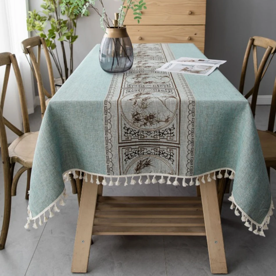 Cotton Linen Table Cloth Cover Tassel Protection for Home Kitchen Dinning Tablecloths Waterproof Wedding Birthday Decoration
Cotton Linen Table Cloth Cover Tassel Protection for Home Kitchen Dinning Tablecloths Waterproof Wedding Birthday Decoration