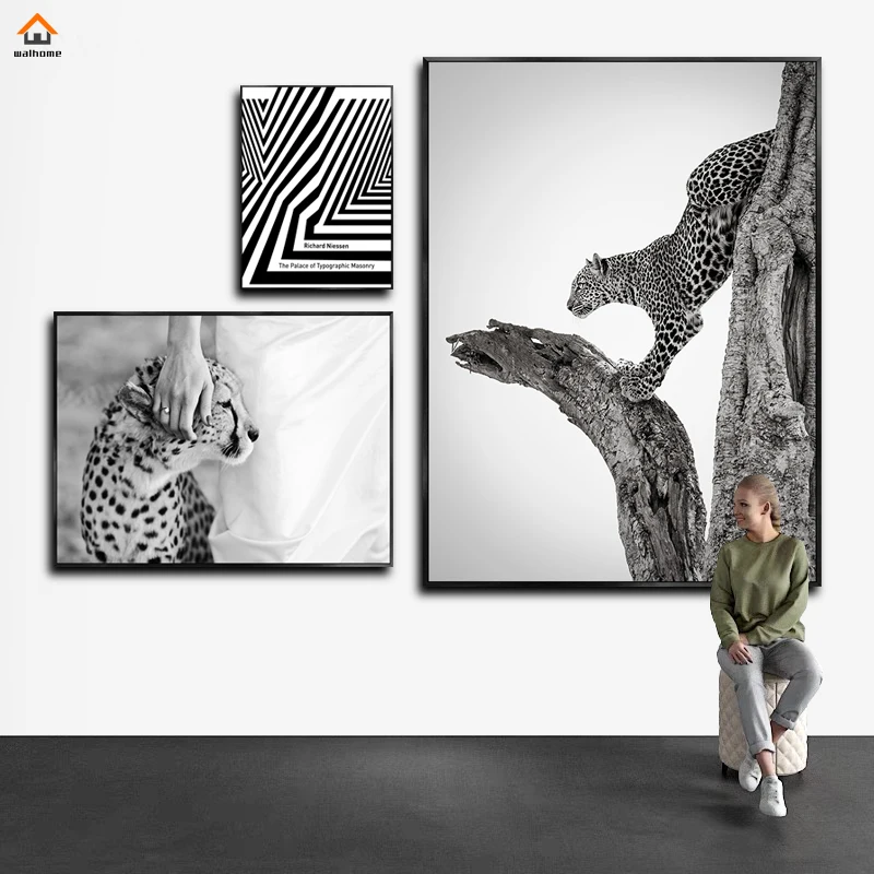 Leopard Abstract Geometric Black White Poster Scandinavian Style Canvas Painting Wall Art Pictures Home Living Room Decoration
Leopard Abstract Geometric Black White Poster Scandinavian Style Canvas Painting Wall Art Pictures Home Living Room Decoration
