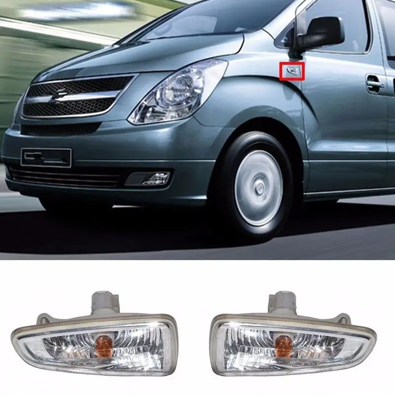 Genuine 2pcs Side Repeater Signal Lamp Sidemarker LH+RH for hyundai iMax/i800/Grand Starex 2007+ 923034H000 923044H000
Genuine 2pcs Side Repeater Signal Lamp Sidemarker LH+RH for hyundai iMax/i800/Grand Starex 2007+ 923034H000 923044H000