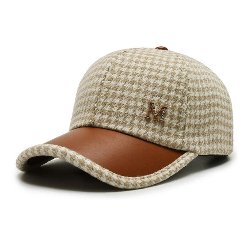 GIOIO Autumn and Winter New Baseball Hats Thousand Bird Lattice Duck Tongue Hat Men Women's Versatile Fashion Leather Hat Brim
GIOIO Autumn and Winter New Baseball Hats Thousand Bird Lattice Duck Tongue Hat Men Women's Versatile Fashion Leather Hat Brim