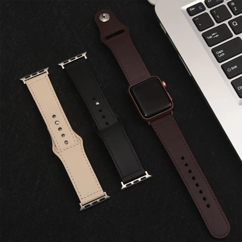 Leather strap For Apple watch band 44mm 40mm 42mm 38mm correa 44 mm wrist watchband Accessories bracelet iWatch serie 3 4 5 6 se
Leather strap For Apple watch band 44mm 40mm 42mm 38mm correa 44 mm wrist watchband Accessories bracelet iWatch serie 3 4 5 6 se