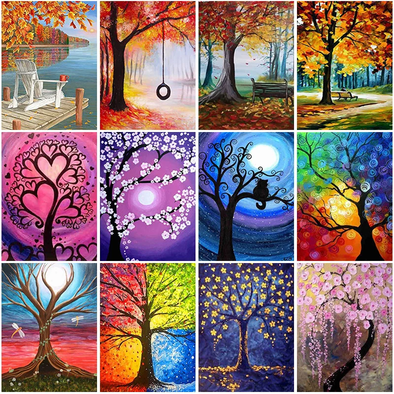 DIY 5D Diamond Painting Full Round Square Resin Mosaic Diamonte Embroidery Cross Stitch Kits Wall Art Handcraft Art Various Tree
DIY 5D Diamond Painting Full Round Square Resin Mosaic Diamonte Embroidery Cross Stitch Kits Wall Art Handcraft Art Various Tree