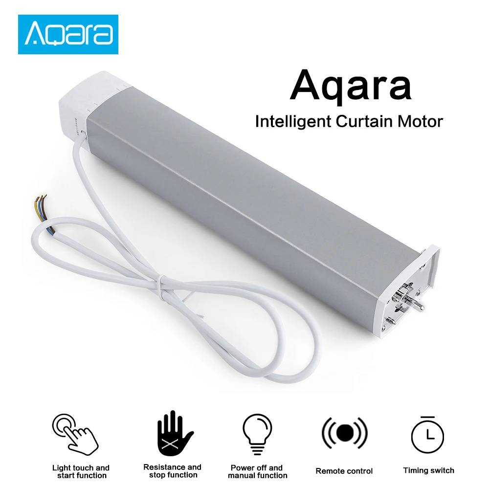 Умный двигатель для занавесок Aqara ZigBee мотор с беспроводным управлением через