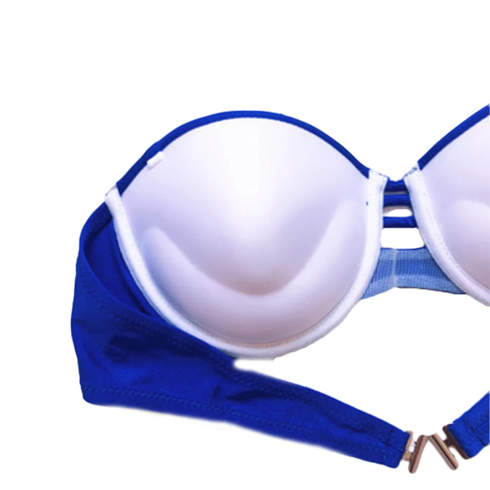 Women's Sexy Tube Top Bikini Sets Fashion Bronzing Stitching High Waist Split Swimsuit Set
Women's Sexy Tube Top Bikini Sets Fashion Bronzing Stitching High Waist Split Swimsuit Set