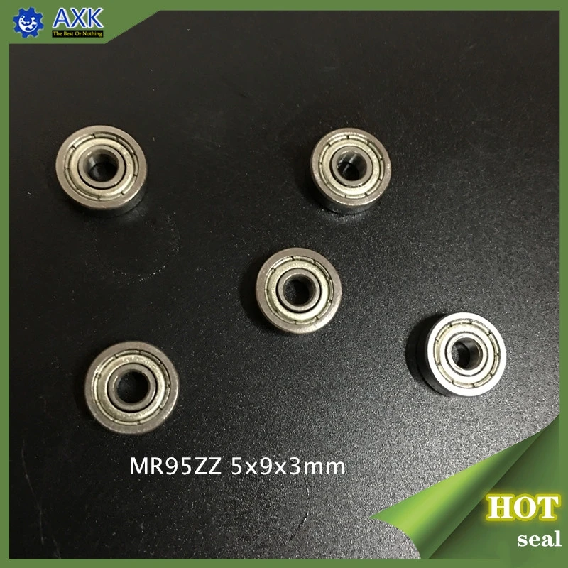 MR95ZZ ABEC-1 (100 шт.) миниатюрные шариковые подшипники 5X9X3mm L-950ZZ - купить по выгодной