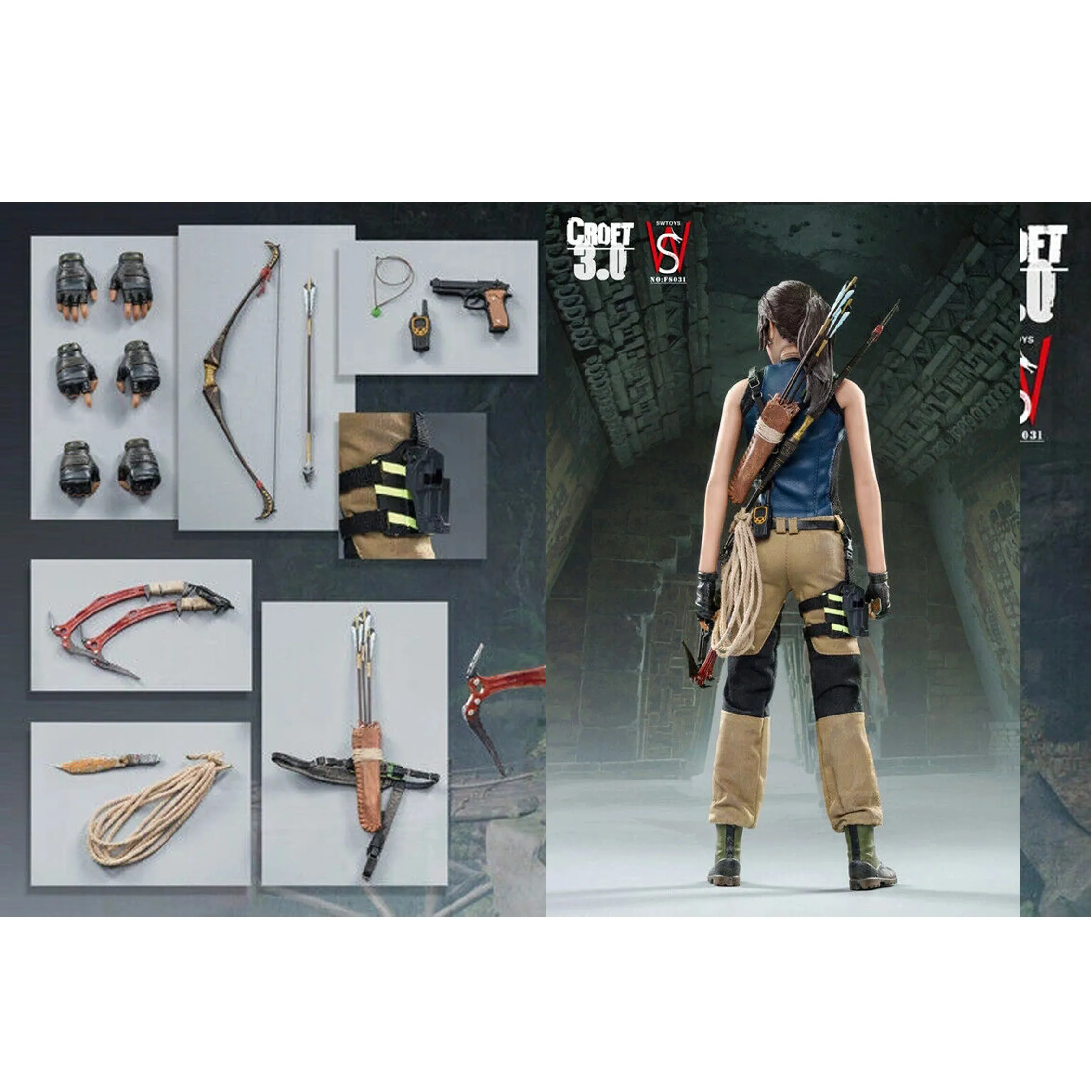 Instock 1/6 SWTOYS16 FS031 Laura Figure Model 12'' Female Soldier Action Body Full Set Toy for Fans Collection
Instock 1/6 SWTOYS16 FS031 Laura Figure Model 12'' Female Soldier Action Body Full Set Toy for Fans Collection