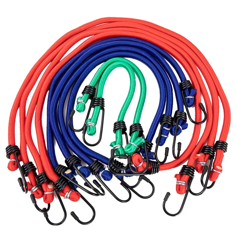 10 Pcs Heavy Duty Elastic Bungee Shock Cord Strap Stretch Zinc Hooks Beef Tendon Bungie Elastic Rope Car Bike Luggage Rope Tie
10 Pcs Heavy Duty Elastic Bungee Shock Cord Strap Stretch Zinc Hooks Beef Tendon Bungie Elastic Rope Car Bike Luggage Rope Tie