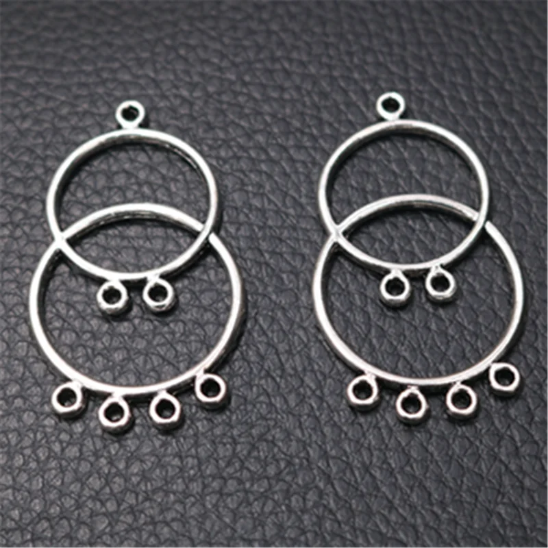 10pcs Art Modeling Double Loop Overlapping Porous Connectors Retro Earrings Metal Accessories DIY Charm For Jewelry Craft Making
10pcs Art Modeling Double Loop Overlapping Porous Connectors Retro Earrings Metal Accessories DIY Charm For Jewelry Craft Making