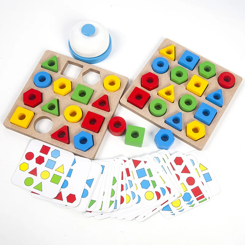 Matching Early Education Toys Geometric Shape Classified Nesting Toy Logic Training Teaching Interactive Party Kids Board Game
Matching Early Education Toys Geometric Shape Classified Nesting Toy Logic Training Teaching Interactive Party Kids Board Game