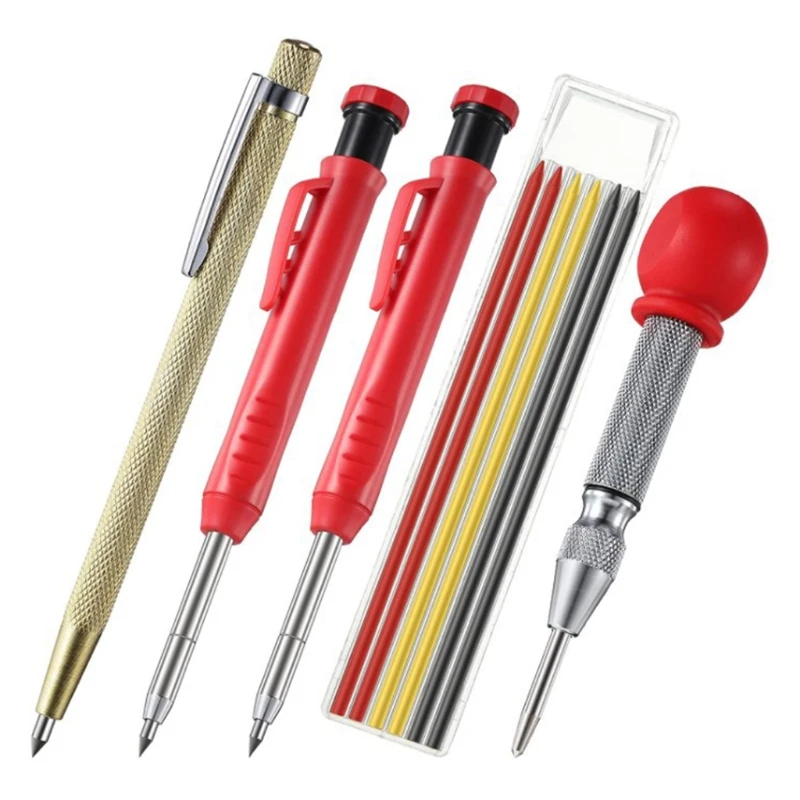 Scriber Tool and Automatic Center Punch Tool Set for Carpenter Scriber Carpenter Architect High Impact Resistance Dropshipping
Scriber Tool and Automatic Center Punch Tool Set for Carpenter Scriber Carpenter Architect High Impact Resistance Dropshipping