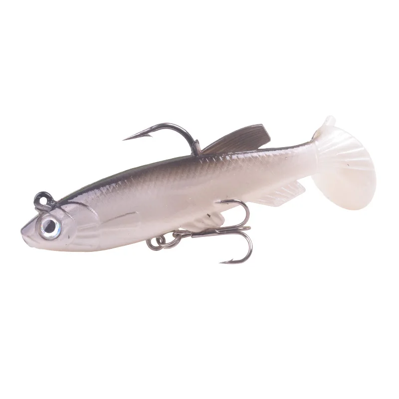 1PCS Jig Head Lead Soft Baits Silicone Wobblers Fishing Lure Artificial Bait 7.5cm 12g Sea Bass Carp Pesca Fishing Tackle 
1PCS Jig Head Lead Soft Baits Silicone Wobblers Fishing Lure Artificial Bait 7.5cm 12g Sea Bass Carp Pesca Fishing Tackle
