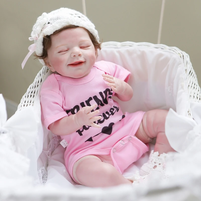 53cm Realistic Doll Soft Body Vinyl Toddler Babies Lifelike Girl Toy Pacifier DXAD
53cm Realistic Doll Soft Body Vinyl Toddler Babies Lifelike Girl Toy Pacifier DXAD