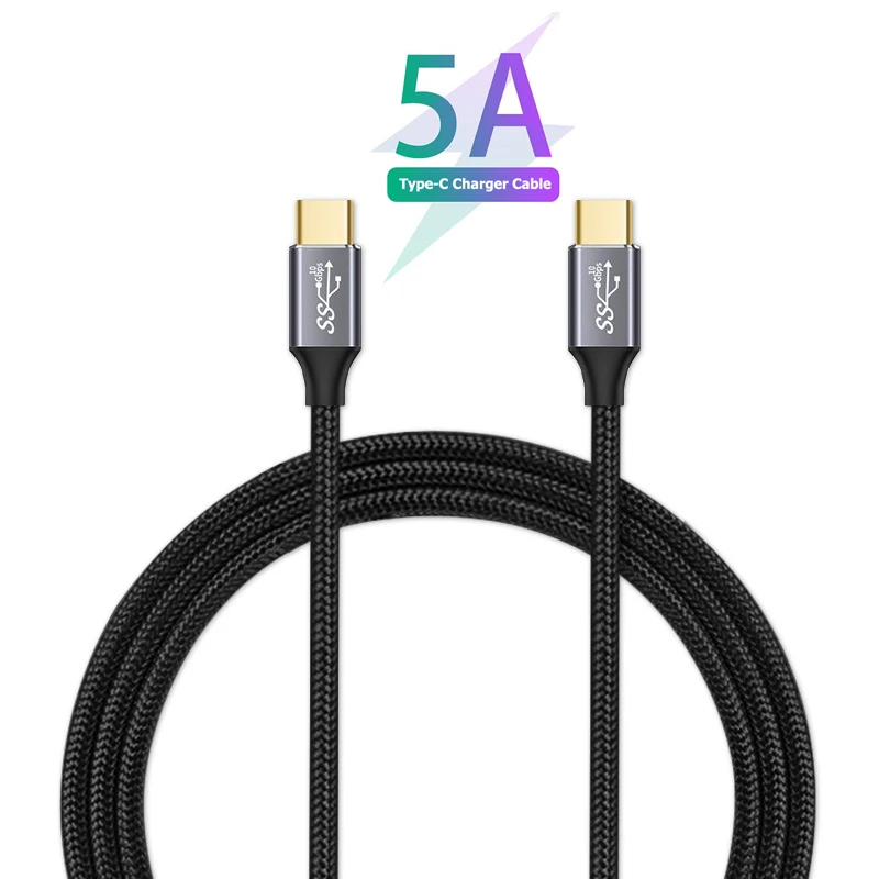5A USB 3.1 To Type C Cable USB PD 100W Fast Charging Mobile Phone Android Type-C Data Cord For Samsung S10 Note 20 Huawei Xiaomi
5A USB 3.1 To Type C Cable USB PD 100W Fast Charging Mobile Phone Android Type-C Data Cord For Samsung S10 Note 20 Huawei Xiaomi