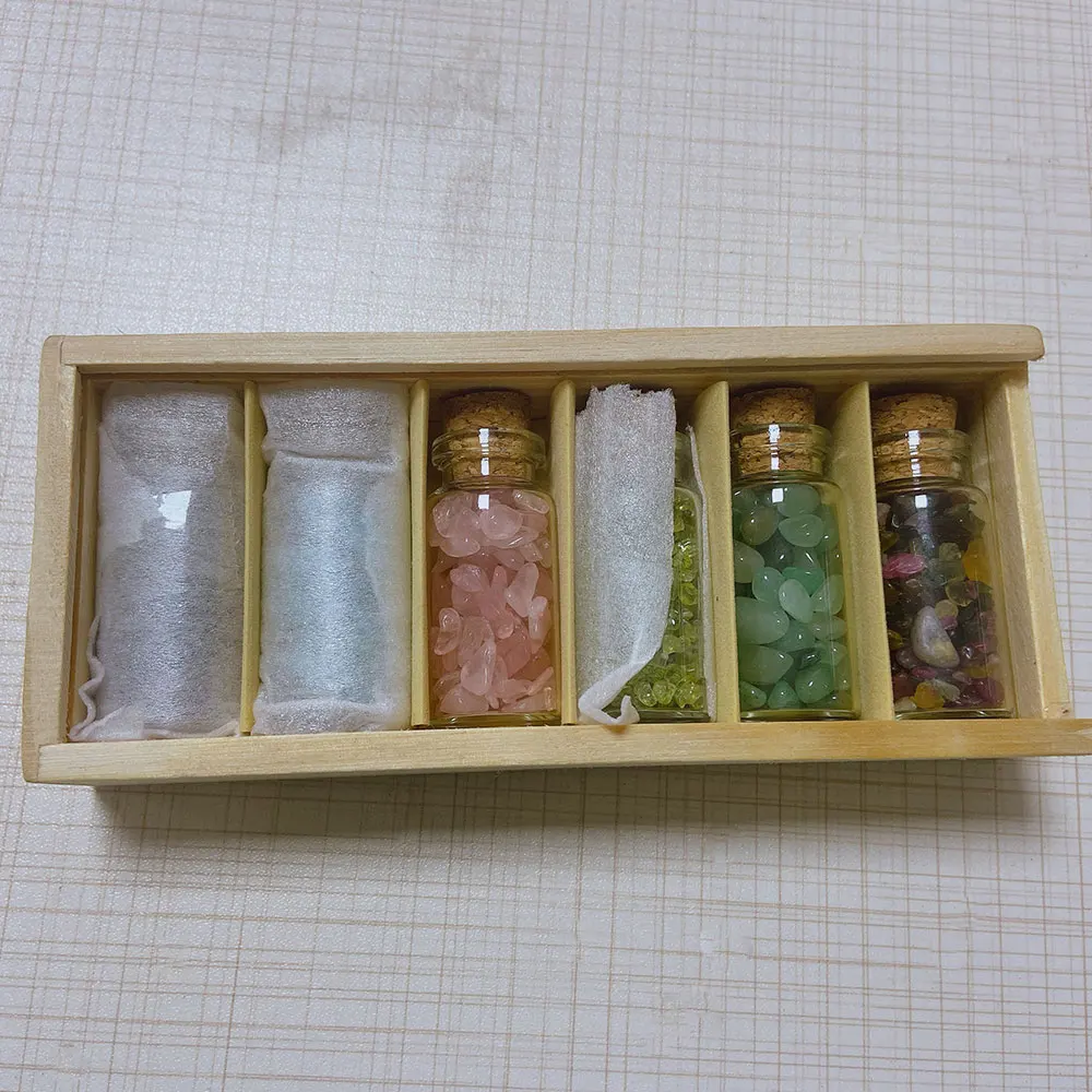 6 Random Colors/Set Natural Crystal Irregular Stone for Meditation Health Energy Gems Gravel for Gifts Crafts Collection Decor
6 Random Colors/Set Natural Crystal Irregular Stone for Meditation Health Energy Gems Gravel for Gifts Crafts Collection Decor