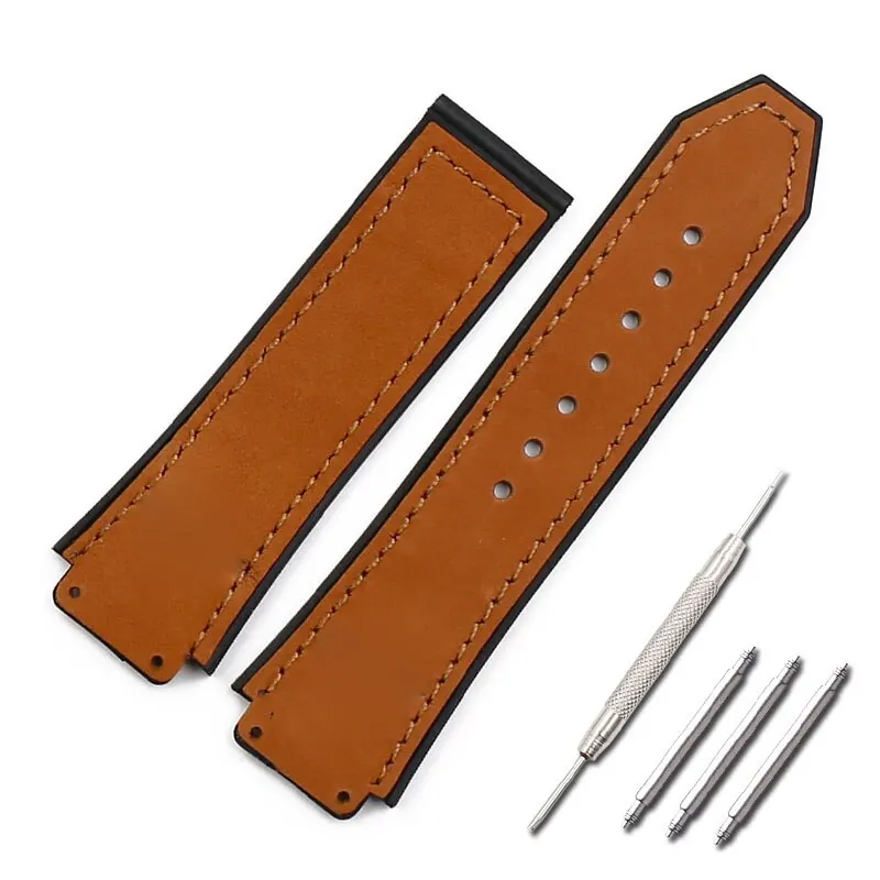 Rubber strap men's watch accessories crazy cowhide strap19mmx25mm for Hublot big bang series sports waterproof watch belt female
Rubber strap men's watch accessories crazy cowhide strap19mmx25mm for Hublot big bang series sports waterproof watch belt female