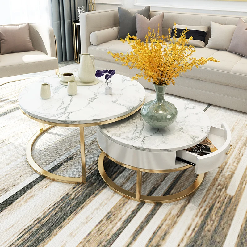 Nordic Light Luxury Marble Coffee Table Simple Post-modern Size Apartment Table Living Room Rock Slab Round Tea Table Small
Nordic Light Luxury Marble Coffee Table Simple Post-modern Size Apartment Table Living Room Rock Slab Round Tea Table Small
