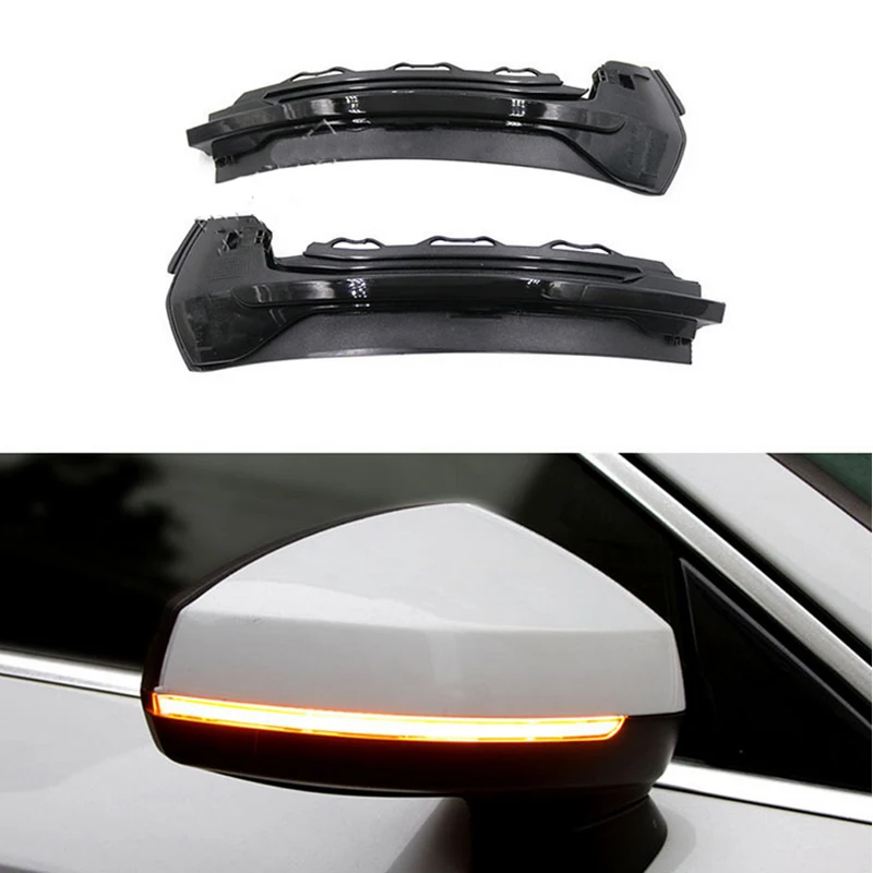 

2Ps Dynamic Turn Signal Blinker Sequential Side Mirror Indicator Light Lamp For Audi A3 S3 8V RS3 2014-2019 8VD949101 8VD949102