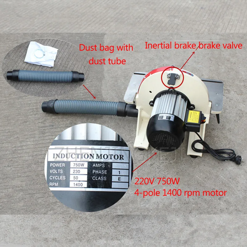 220V Woodworking Machinery Polished Machine Vertical Disc Emery Cloth Equipment Flat Side Burnishing Sand Plate Polishing Tools
220V Woodworking Machinery Polished Machine Vertical Disc Emery Cloth Equipment Flat Side Burnishing Sand Plate Polishing Tools