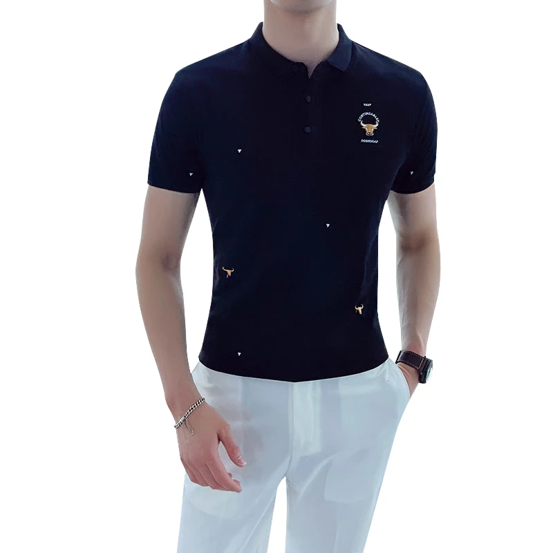 POLO British Style Shirts Men Summer Short Sleeve Business Casual Polo Shirts Embroidery Slim Social Gentleman Men Clothing 2021
POLO British Style Shirts Men Summer Short Sleeve Business Casual Polo Shirts Embroidery Slim Social Gentleman Men Clothing 2021