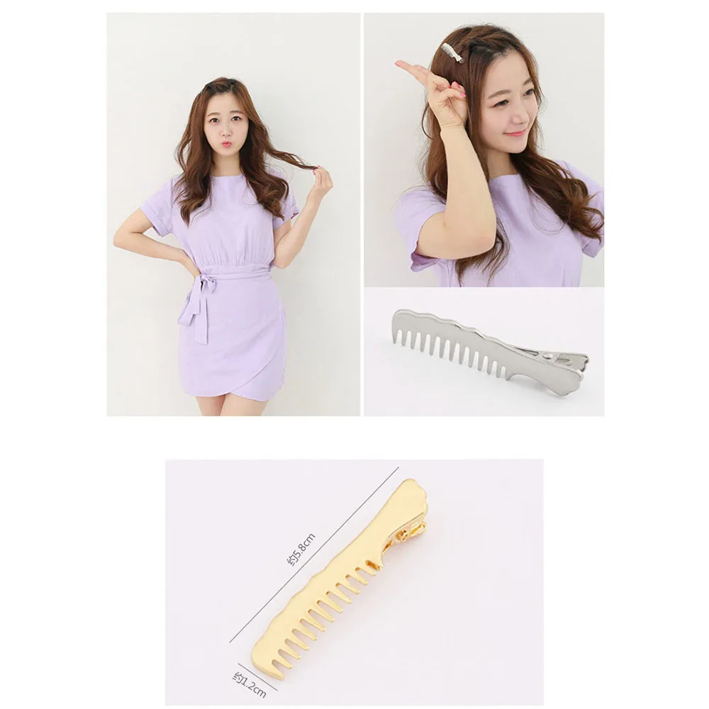 1PC Slip Comb Hairpin Korean Jewelry Metal Duckbill Clip Small Clip Hairpin Hair Clip Hair Accessories
1PC Slip Comb Hairpin Korean Jewelry Metal Duckbill Clip Small Clip Hairpin Hair Clip Hair Accessories