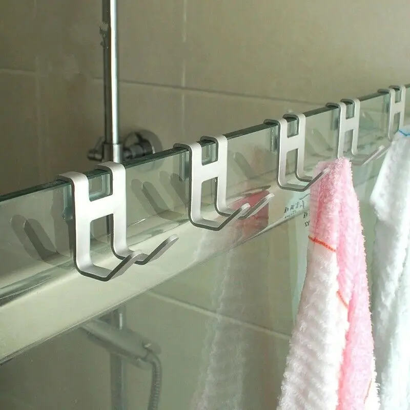 Space Aluminum Door Hook H Shape Hanging Bathroom Kitchen Storage Rack Shower Towel Bag Tableware Organize Hardware
Space Aluminum Door Hook H Shape Hanging Bathroom Kitchen Storage Rack Shower Towel Bag Tableware Organize Hardware