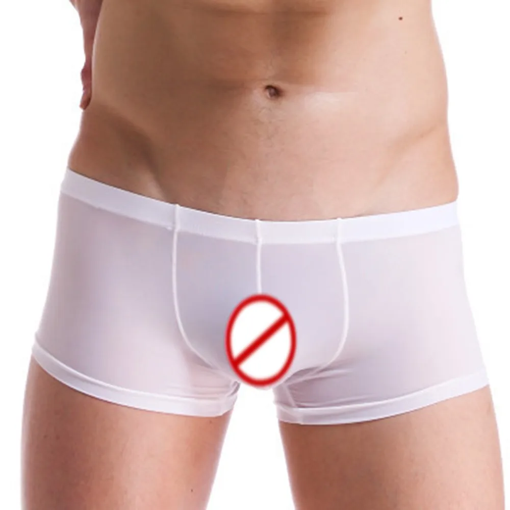 See Through Boxer Mens Underwear Ice Silk Panties Seamless Shorts U Convex Pouch Sexy Boxershort Underpant Homme Cuecas A30
See Through Boxer Mens Underwear Ice Silk Panties Seamless Shorts U Convex Pouch Sexy Boxershort Underpant Homme Cuecas A30
