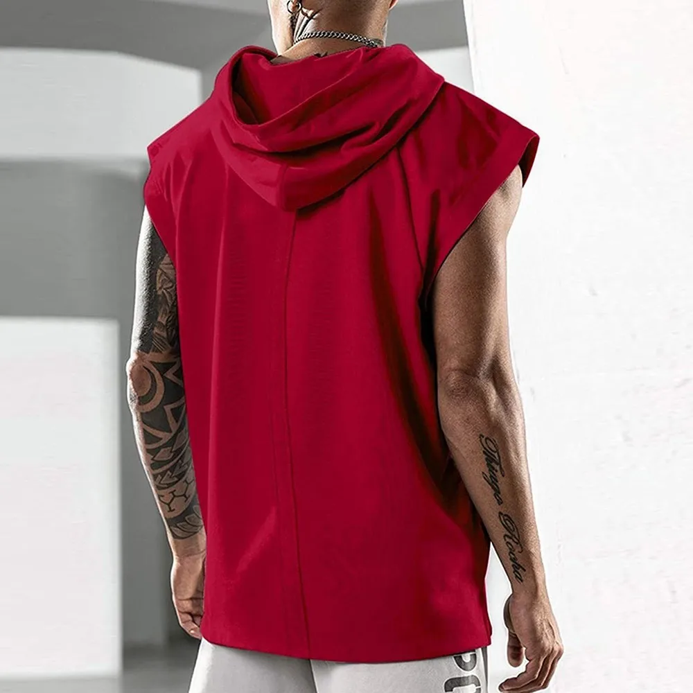 Brand New Plain Tank Tops Men Bodybuilding Singlet Gyms Stringer Sleeveless Shirt Fitness Clothing Sportwear Muscle Hooded Vest
Brand New Plain Tank Tops Men Bodybuilding Singlet Gyms Stringer Sleeveless Shirt Fitness Clothing Sportwear Muscle Hooded Vest