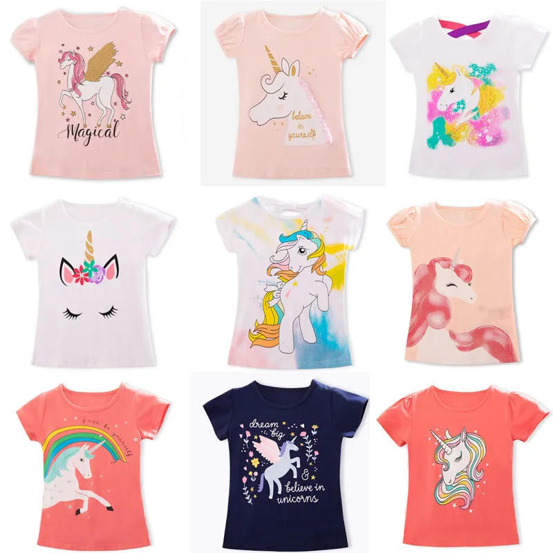 2019 Summer Fashion Unisex Unicorn T-shirt Children Boys Short Sleeves White Tees Baby Kids Cotton Tops For Girls Clothes 3 8Y
2019 Summer Fashion Unisex Unicorn T-shirt Children Boys Short Sleeves White Tees Baby Kids Cotton Tops For Girls Clothes 3 8Y