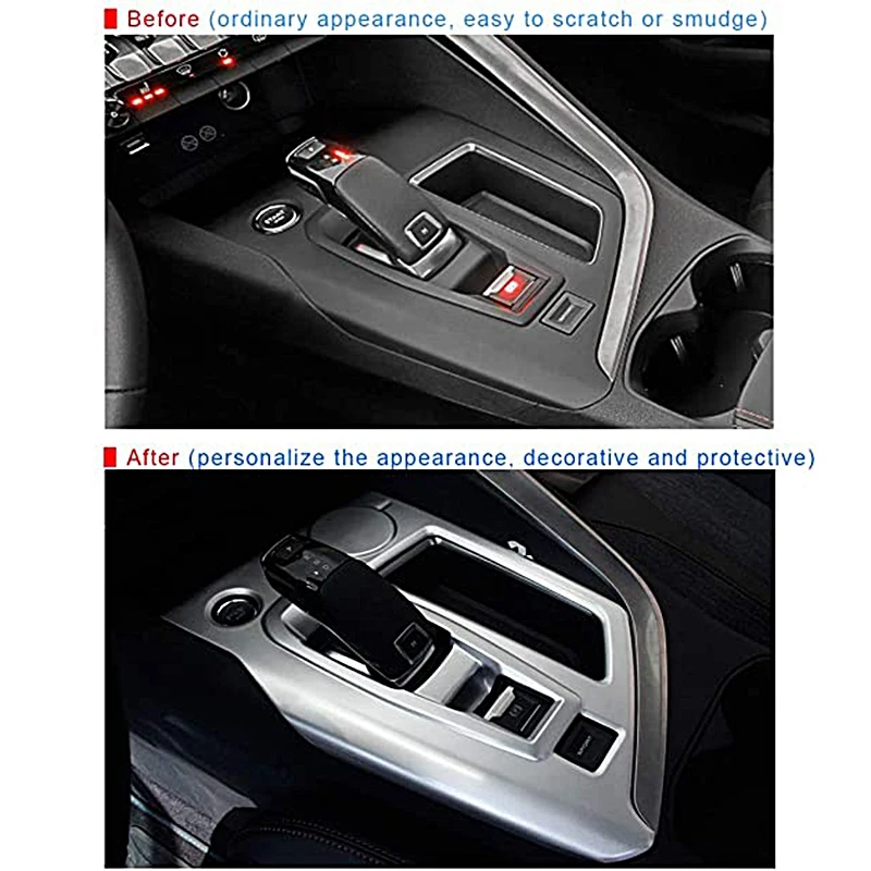 NEW-Automobile Water Cup Gear Frame the Overall Gear Frame Decoration for Peugeot 3008 GT 2016-2020
NEW-Automobile Water Cup Gear Frame the Overall Gear Frame Decoration for Peugeot 3008 GT 2016-2020