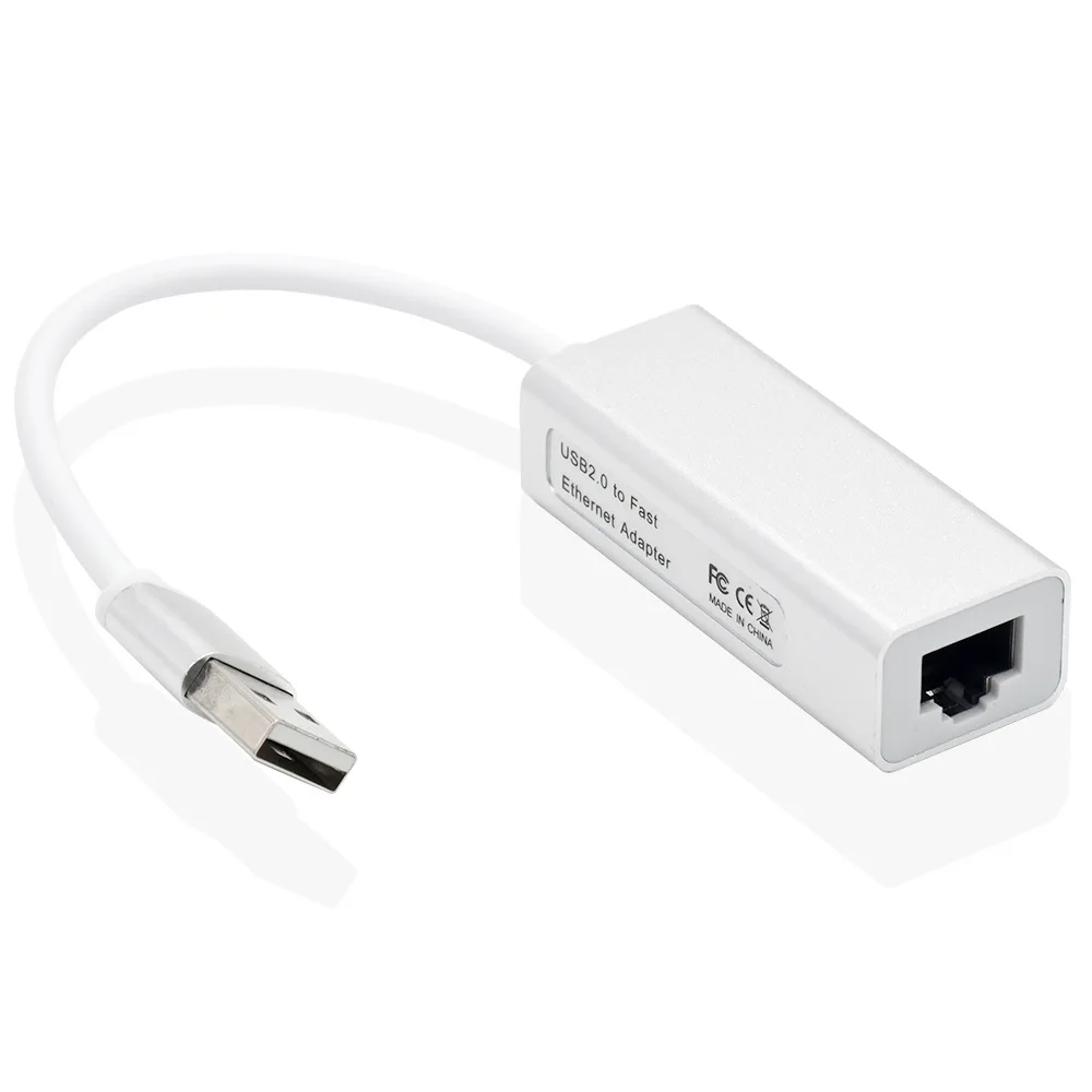 100 шт./лот USB 2,0 Ethernet адаптер Сетевая карта USB к RJ45 10/100 Мбит/с Lan Интернет-кабель для ПК
100 шт./лот USB 2,0 Ethernet адаптер Сетевая карта USB к RJ45 10/100 Мбит/с Lan Интернет-кабель для ПК
