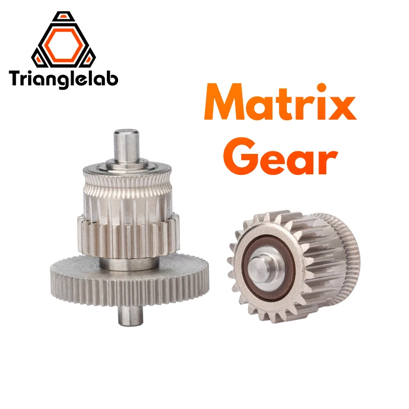 

Trianglelab Matrix Gear Matrix Extruder Core Gear Set Plated Copper Gear (Alloy copper) Repair Extruder 3D Printer Accessories