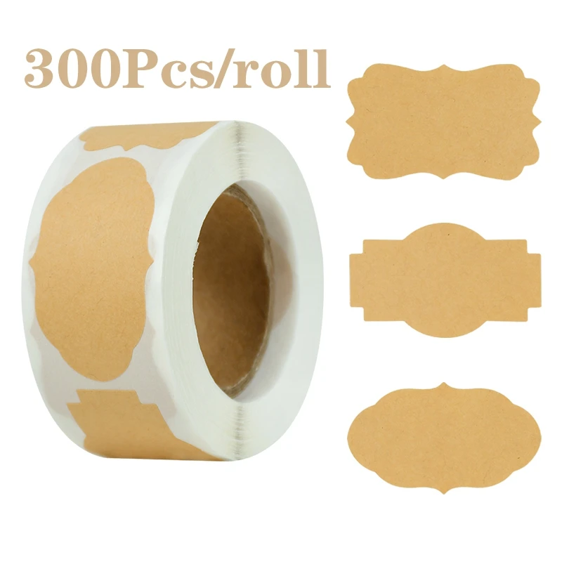 300Pcs/roll Vintage Brown Kraft Convenience Stickers Blank Seal Classification Lable DIY Baking Packing Holiday Party Gift Tag
300Pcs/roll Vintage Brown Kraft Convenience Stickers Blank Seal Classification Lable DIY Baking Packing Holiday Party Gift Tag