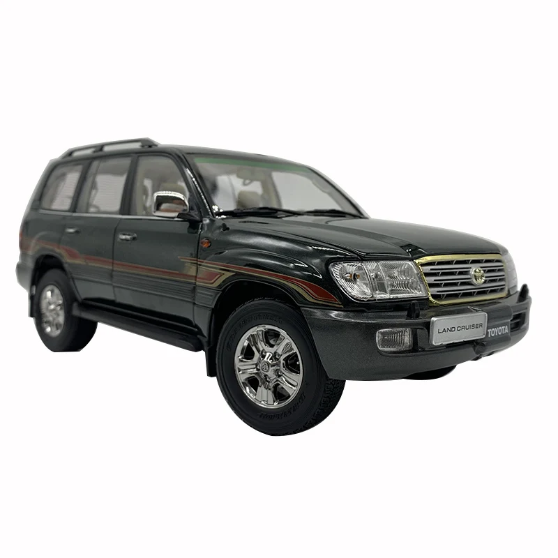 

Коллекция 1:18 Toyota Land Cruiser LC100, металлические Литые модели автомобилей, игрушки