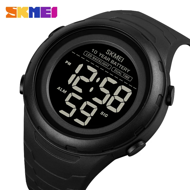 SKMEI 10 Year Battery Men Sports Watches Dual Time Chrono Mens Digital Wristwatches Date Week Alarm Male Watch reloj hombre 1675
SKMEI 10 Year Battery Men Sports Watches Dual Time Chrono Mens Digital Wristwatches Date Week Alarm Male Watch reloj hombre 1675