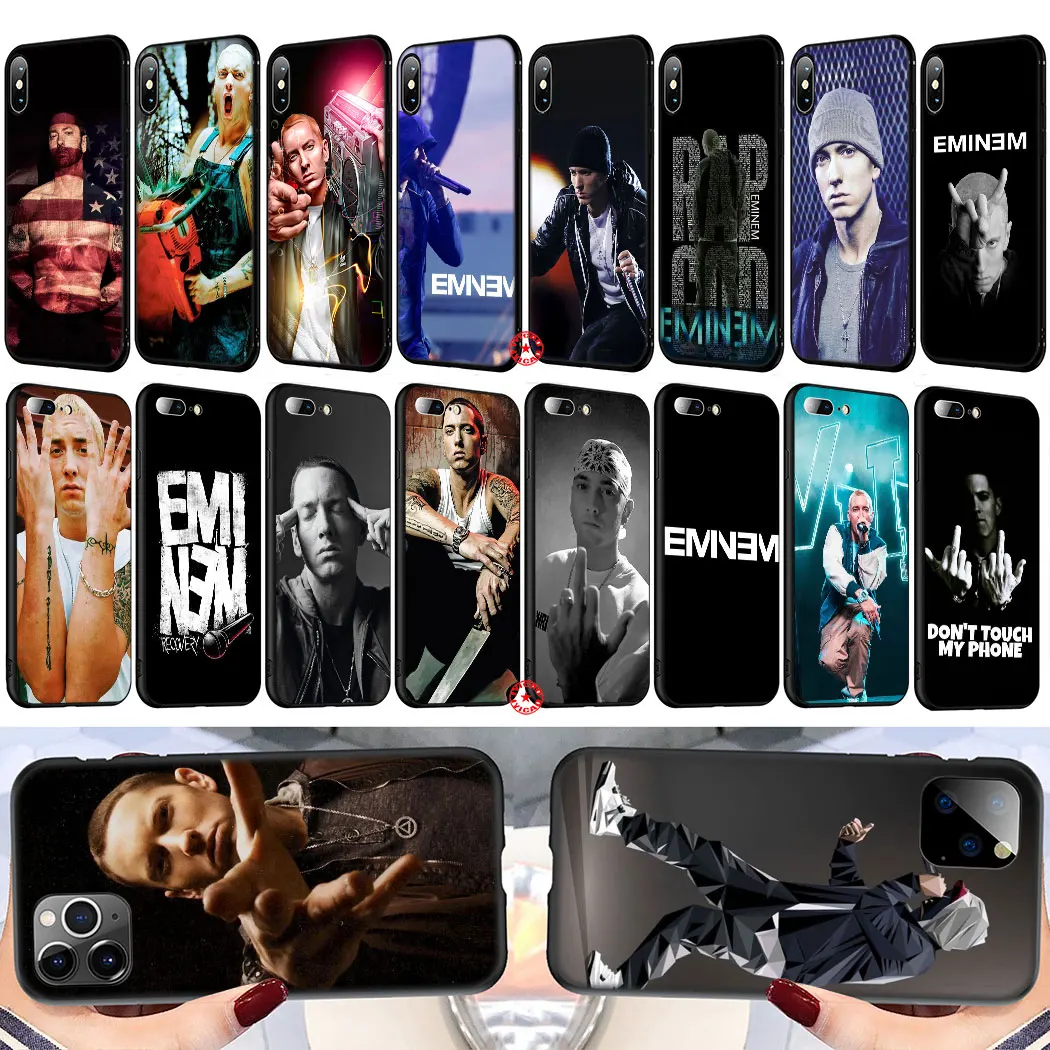 Мягкий силиконовый чехол Y26 Eminem для iPhone 11 Pro XS Max XR X 8 7 6 6S Plus 5 5S SE|Бамперы| |