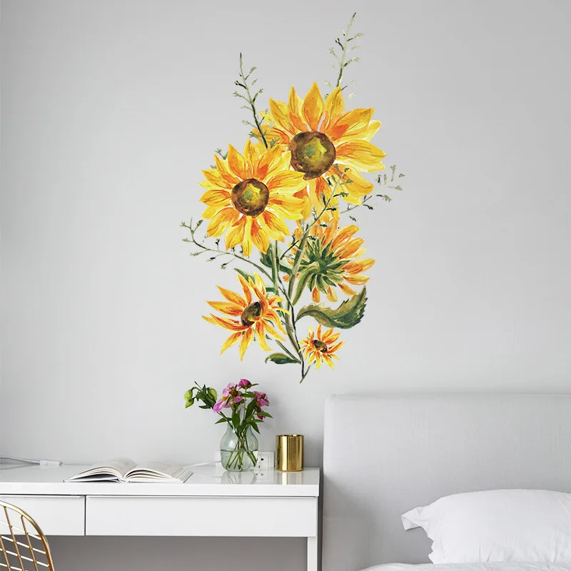 Painted Sunflower Bedroom Living Room Porch Commercial Wall Landscaping Decorative Wall Stickers
Painted Sunflower Bedroom Living Room Porch Commercial Wall Landscaping Decorative Wall Stickers