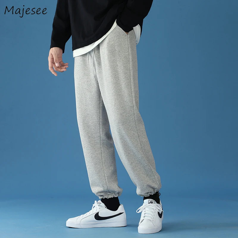 Men Sweatpants Plus Velvet Thicker Drawstring Ankle-length Bundle Feet Korean Style Ins Chic All-match Baggy Harajuku Casual New
Men Sweatpants Plus Velvet Thicker Drawstring Ankle-length Bundle Feet Korean Style Ins Chic All-match Baggy Harajuku Casual New