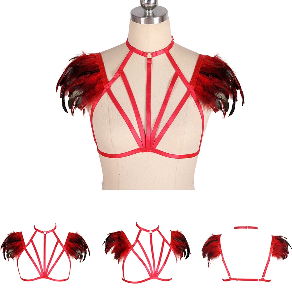 Harness For Women Feathers Accessories Tops Waist Suspender Belt Sexy Lingerie Pole Dance Rave Erotic Costume Fetish Bondage
Harness For Women Feathers Accessories Tops Waist Suspender Belt Sexy Lingerie Pole Dance Rave Erotic Costume Fetish Bondage