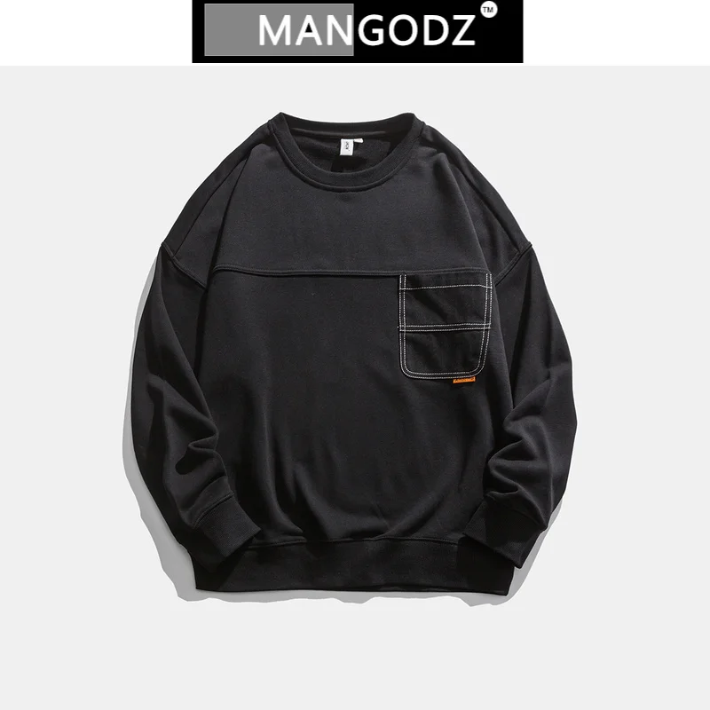 Autumn New Patchwork Pullover for Men's Casual Loose O-neck Sudadera Hombre Harajuku Fashion Streetwear Japanese Pocket Tee Tops
Autumn New Patchwork Pullover for Men's Casual Loose O-neck Sudadera Hombre Harajuku Fashion Streetwear Japanese Pocket Tee Tops